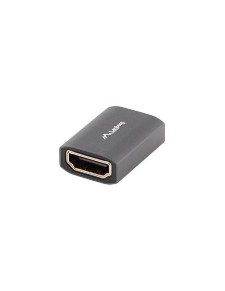 Lanberg AD-HDMI-02 cambiador de género para cable HDMI-A female 2.1 Plata