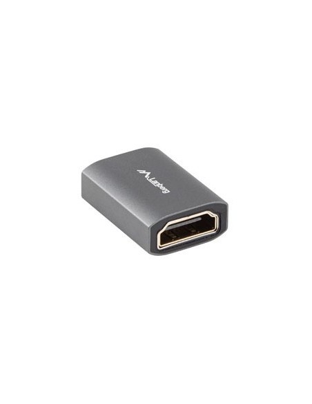 Lanberg AD-HDMI-02 cambiador de género para cable HDMI-A female 2.1 Plata