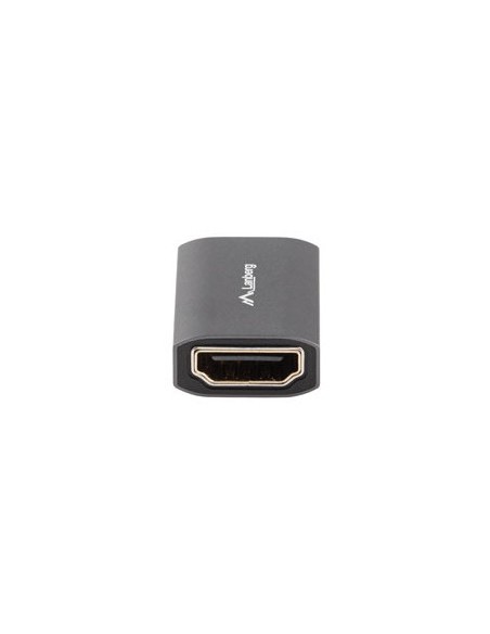 Lanberg AD-HDMI-02 cambiador de género para cable HDMI-A female 2.1 Plata