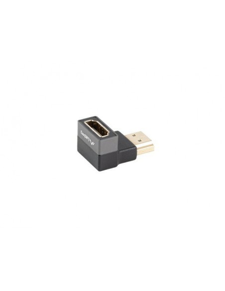 Lanberg AD-HDMI-07 adaptador de cable de vídeo HDMI tipo A (Estándar) Negro, Plata