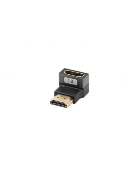 Lanberg AD-HDMI-07 adaptador de cable de vídeo HDMI tipo A (Estándar) Negro, Plata