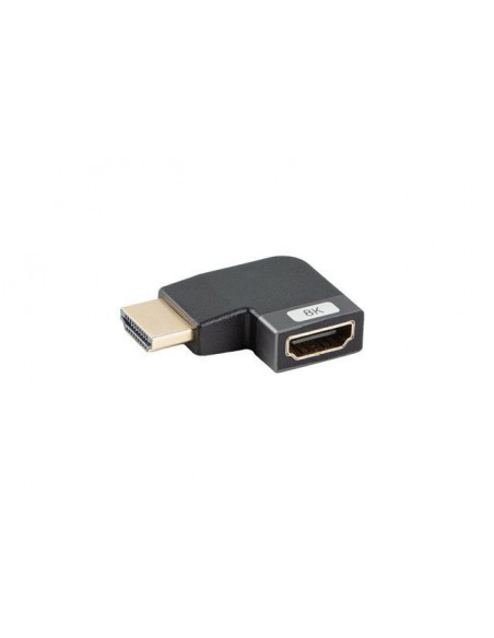 Lanberg AD-HDMI-09 adaptador de cable de vídeo HDMI tipo A (Estándar) Negro, Plata