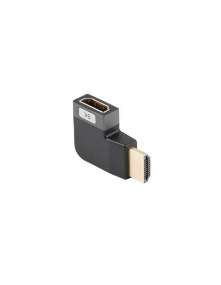 Lanberg AD-HDMI-09 adaptador de cable de vídeo HDMI tipo A (Estándar) Negro, Plata