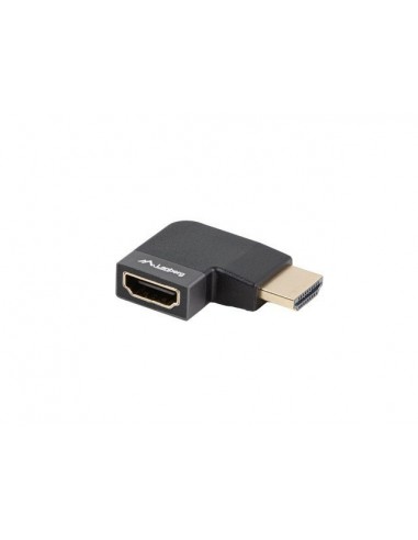 Lanberg AD-HDMI-10 adaptador de cable de vídeo HDMI tipo A (Estándar) Negro, Plata