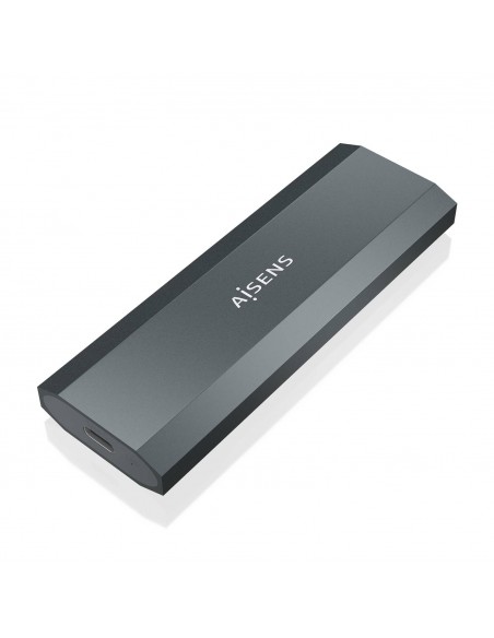 AISENS Caja Externa M.2 (NGFF) ASM2-029GR NVMe a USB3.2 Gen2, Gris