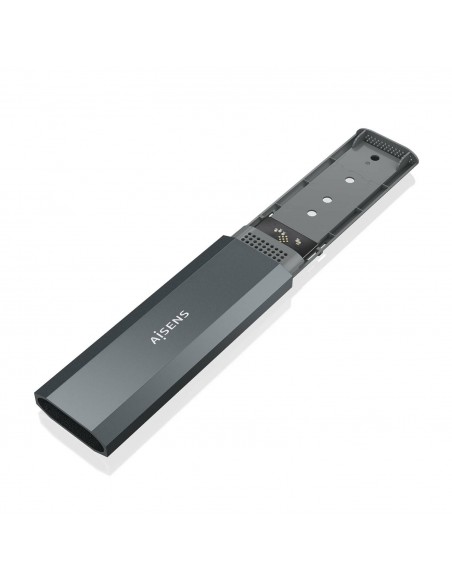 AISENS Caja Externa M.2 (NGFF) ASM2-029GR NVMe a USB3.2 Gen2, Gris