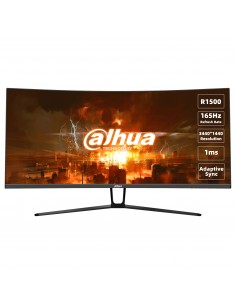 Dahua Technology LM34-E330C pantalla para PC 86,4 cm (34") 3440 x 1440 Pixeles UltraWide Quad HD LCD Negro, Rojo