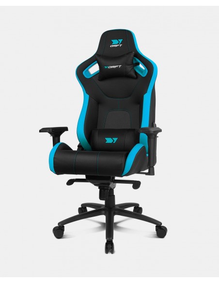 DRIFT DR600BL silla para videojuegos Butaca para jugar Asiento acolchado Negro, Azul