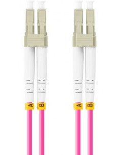 Lanberg FO-LULU-MD41-0005-VT Cable de fibra óptica e InfiniBand 0,5 m LC Púrpura