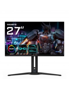 Gigabyte Monitor de juego AORUS FO27Q3 OLED de 27” - 2560 x 1440 (QHD), 360Hz, 0,03ms, KVM, 250 cd m², FreeSync Premium Pro,