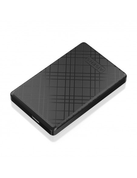 AISENS Caja Externa 2,5" ASE-2522B 9.5mm SATA a USB 3.0 USB3.1 Gen1, Negra