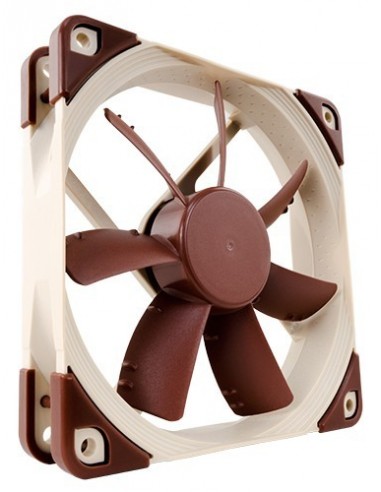 Noctua NF-S12A PWM sistema de refrigeración para ordenador Carcasa del ordenador Ventilador 12 cm Beige, Marrón