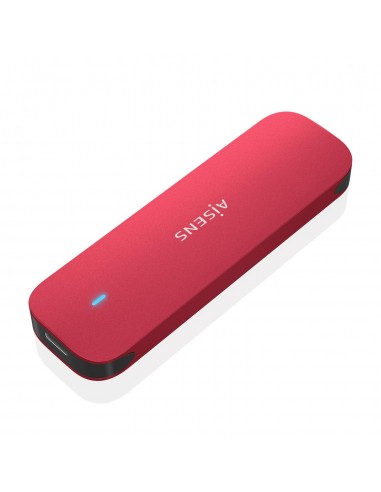 AISENS ASM2-027RED caja para disco duro externo Caja externa para unidad de estado sólido (SSD) Rojo M.2