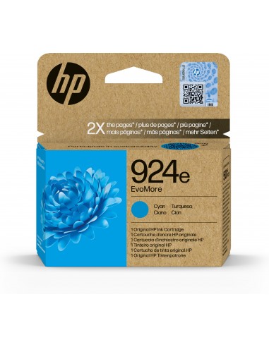 HP Cartucho de Tinta Original EvoMore 924e cian