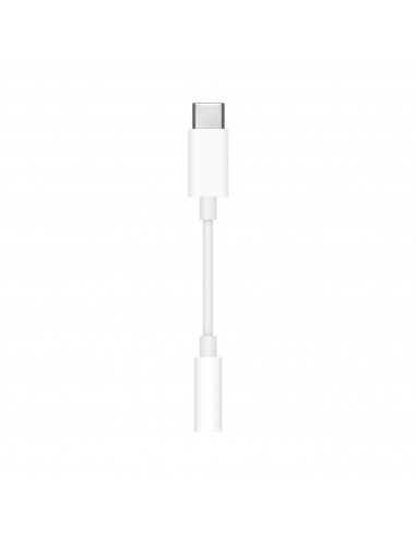 Apple MW2Q3ZM A cambiador de género para cable USB-C 3,5mm Blanco