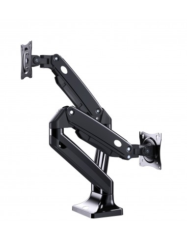 Gembird MA-DA2-03 soporte para monitor 88,9 cm (35") Negro Escritorio