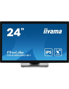 iiyama ProLite pantalla para PC 60,5 cm (23.8") 1920 x 1080 Pixeles Full HD LED Pantalla táctil Negro