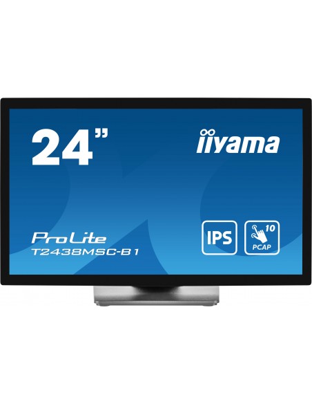 iiyama ProLite pantalla para PC 60,5 cm (23.8") 1920 x 1080 Pixeles Full HD LED Pantalla táctil Negro