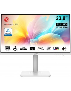 MSI Modern MD2412PW pantalla para PC 60,5 cm (23.8") 1920 x 1080 Pixeles Full HD Blanco