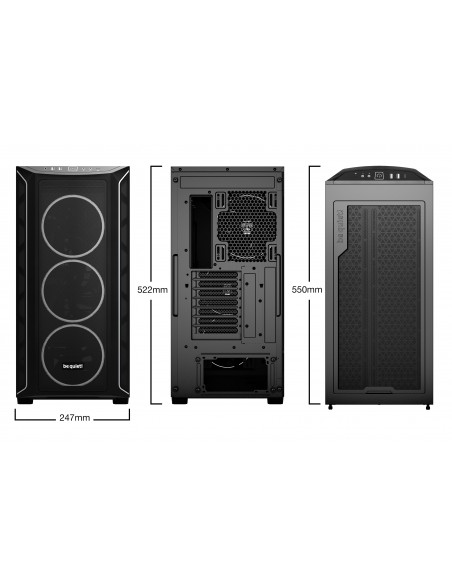 be quiet! Shadow Base 800 FX Black Midi Tower Negro