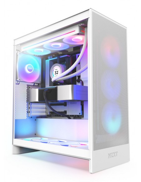 NZXT H7 Flow RGB Midi Tower Blanco