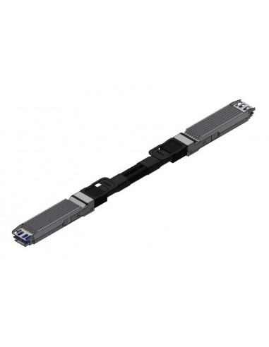 Nvidia MCP4Y10-N01A-FLT Cable de fibra óptica e InfiniBand 1,5 m OSFP Negro