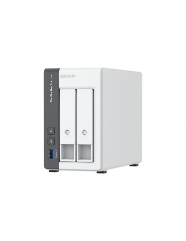 QNAP TS-216G servidor de almacenamiento NAS Torre Ethernet Blanco Cortex-A55