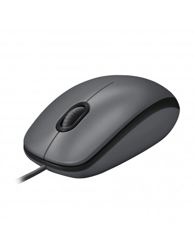 Logitech M100 ratón Oficina Ambidextro USB tipo A Óptico 1000 DPI