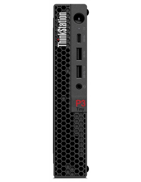 Lenovo ThinkStation P3 Tiny Intel® Core™ i7 i7-13700T 32 GB DDR5-SDRAM 1 TB SSD NVIDIA T1000 Windows 11 Pro Mini PC Puesto de