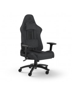 Corsair TC100 RELAXED Silla para videojuegos universal Asiento acolchado Negro