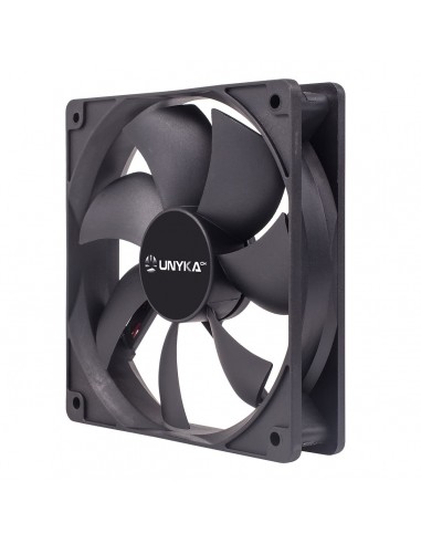 UNYKAch 51800 sistema de refrigeración para ordenador Carcasa del ordenador Ventilador 12 cm Negro