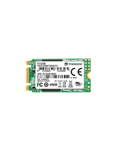 Transcend TS256GMTS552T2-I unidad de estado sólido M.2 256 GB Serial ATA III 3D NAND