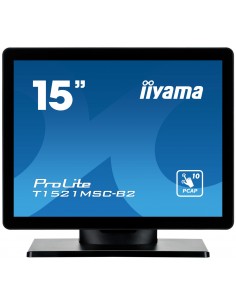 iiyama ProLite T1521MSC-B2 pantalla para PC 38,1 cm (15") 1024 x 768 Pixeles XGA LED Pantalla táctil Mesa Negro