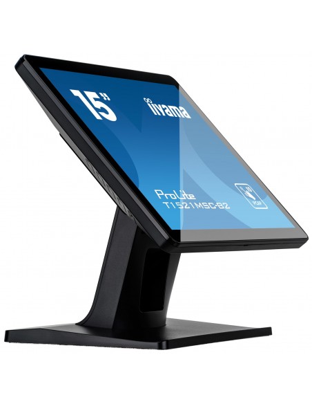 iiyama ProLite T1521MSC-B2 pantalla para PC 38,1 cm (15") 1024 x 768 Pixeles XGA LED Pantalla táctil Mesa Negro