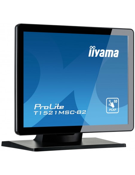 iiyama ProLite T1521MSC-B2 pantalla para PC 38,1 cm (15") 1024 x 768 Pixeles XGA LED Pantalla táctil Mesa Negro