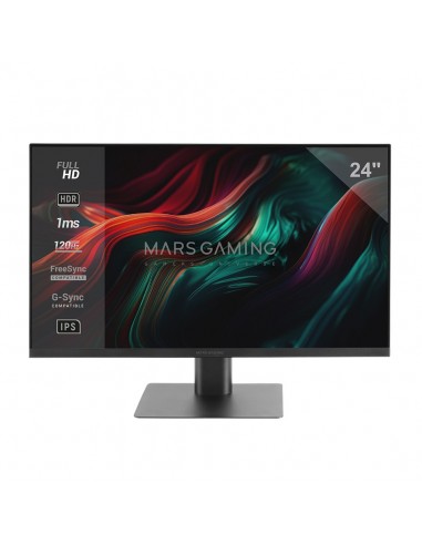 Mars Gaming MV-24 pantalla para PC 61 cm (24") 1920 x 1080 Pixeles Full HD LED Negro