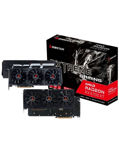 Biostar VA67T6TML9 tarjeta gráfica AMD Radeon RX 6700 XT 12 GB GDDR6