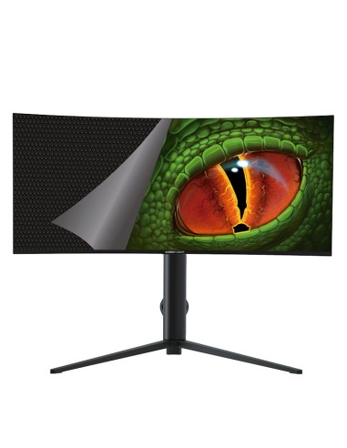 KeepOut XGM34UW LED display 86,4 cm (34") 3440 x 1440 Pixeles UltraWide Quad HD Negro, Rojo