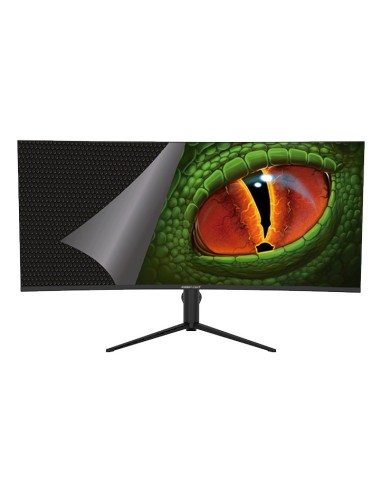 KeepOut XGM40UW5K LED display 101,6 cm (40") 5120 x 2160 Pixeles UltraWide 5K HD Negro, Rojo