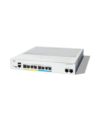 Cisco Catalyst C1300-8MGP-2X switch Gestionado L2 L3 Gigabit Ethernet (10 100 1000) Energía sobre Ethernet (PoE) Gris