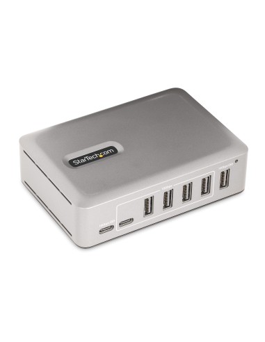 StarTech.com 10G5A2CS-USB-C-HUB hub de interfaz USB 3.2 Gen 2 (3.1 Gen 2) Type-C 10000 Mbit s Plata