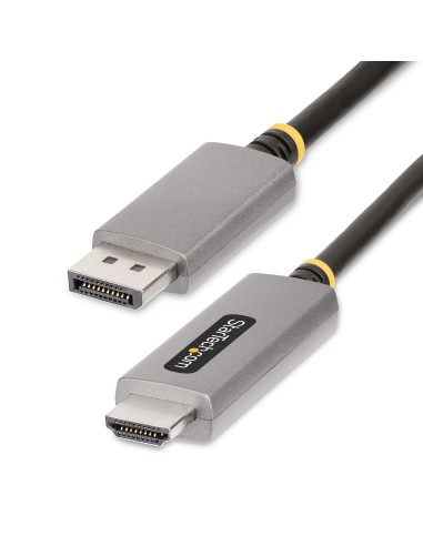 StarTech.com Cable Adaptador de 2m DisplayPort a HDMI - 8K 60Hz - 4K 144Hz - HDR10 - Conversor de Vídeo Activo DP 1.4 a HDMI