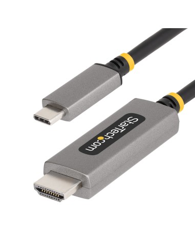 StarTech.com 136B-USBC-HDMI213M adaptador de cable de vídeo 3 m USB Tipo C HDMI tipo A (Estándar) Gris