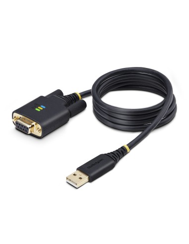 StarTech.com 1P3FFCNB-USB-SERIAL cable de serie Negro 1 m USB tipo A DB-9