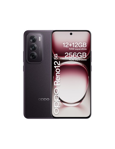 OPPO Reno12 5G 17 cm (6.7") SIM doble Android 14 USB Tipo C 12 GB 256 GB 5000 mAh Negro