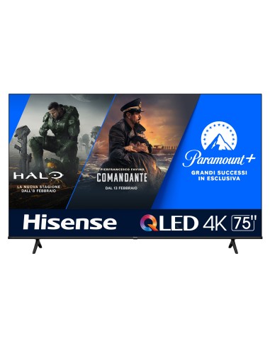 Hisense 75E7KQ Televisor 190,5 cm (75") 4K Ultra HD Smart TV Wifi Negro 300 cd   m²