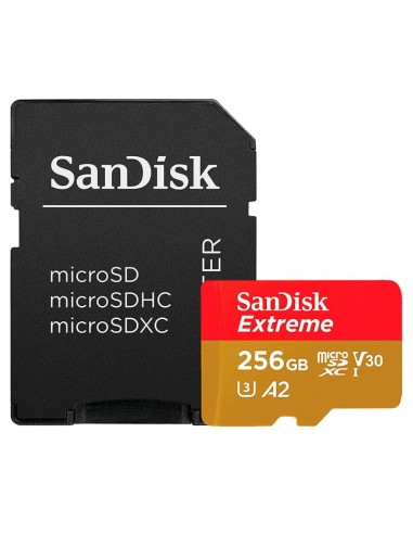 SanDisk Extreme PLUS 256 GB MicroSDXC Clase 10