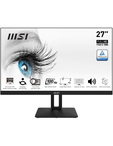 MSI Pro MP271AP pantalla para PC 68,6 cm (27") 1920 x 1080 Pixeles Full HD LCD Negro