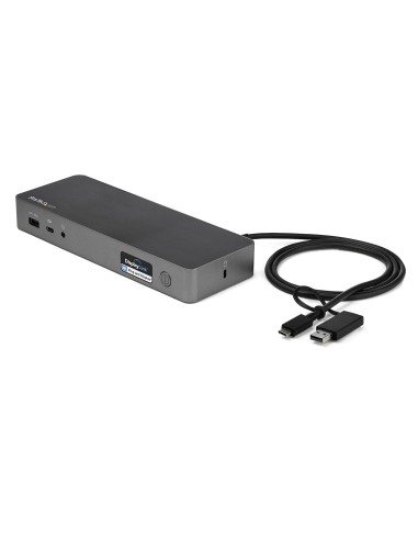 StarTech.com Docking Station Universal para Portátil - Replicador de Puertos Híbrido USB-C -A - 2x HDMI y DP 4K - PD 60W - Mac