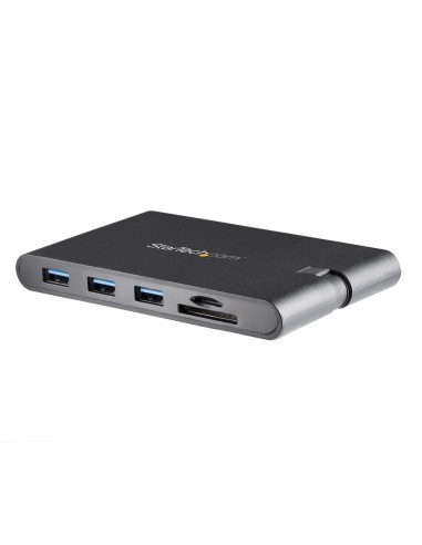 StarTech.com Docking Station USB-C con HDMI y VGA - para Mac y Windows -3x USB 3.0 - SD   micro SD - PD 3.0 - Adaptador USB C a